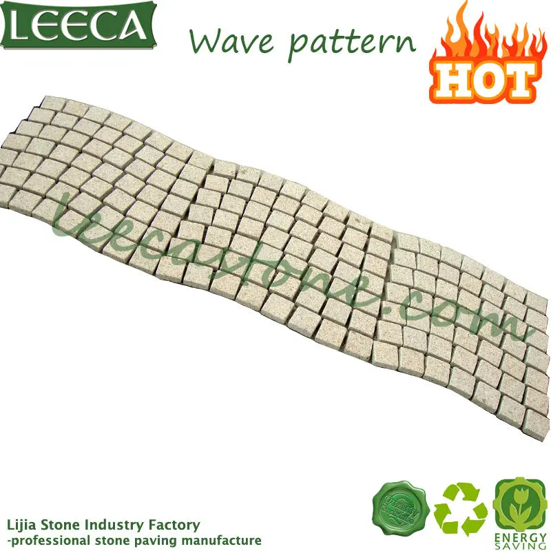 площади волнистые брусчатки