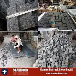 Cheap Outdoor Exterior Driveway 10x10x10 Granite Stone Crazing Paving