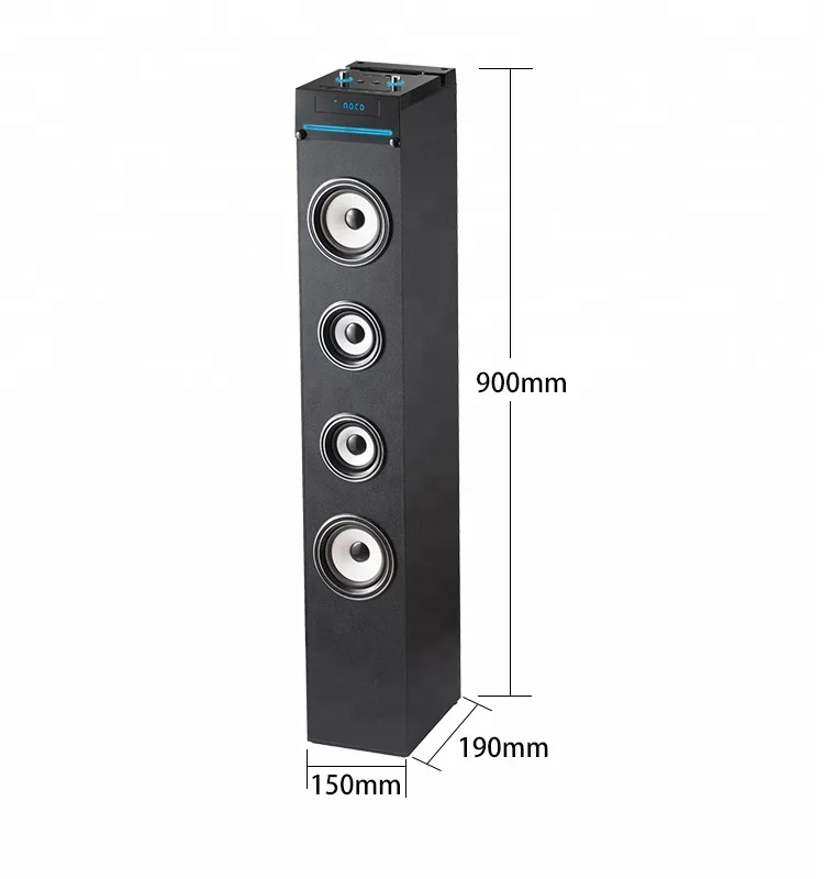 Home theatre floor standing 30W 2.0 wooden tower speaker with CD player