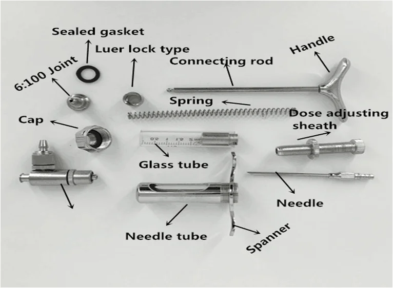Ветеринарный Шприц ZJKR KD103, инжектор вакцины для птицы
