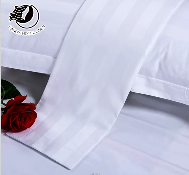 5 Star Hotel Duvet Cover White 100% Egyptian Cotton Hotel Bedding Linen Set For Use