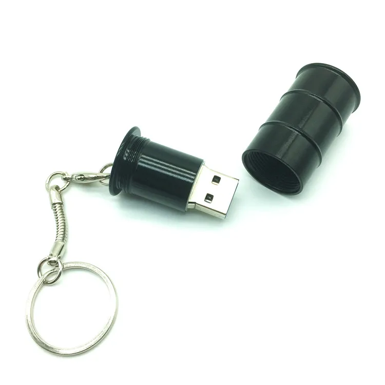 USB-флеш-накопитель с металлическим корпусом и логотипом под