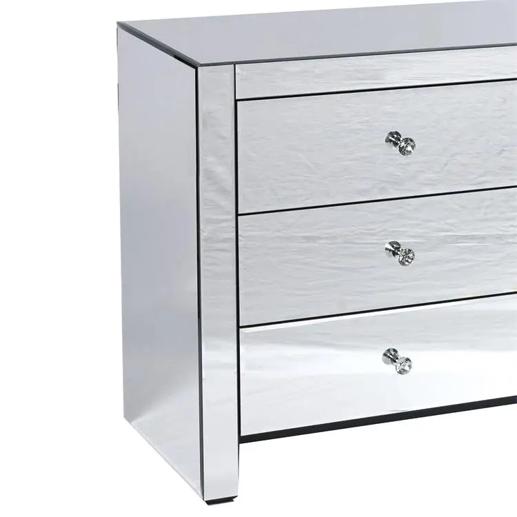 Mirrored Dressing Table 6 Chest Of Drawer Dresser  - Mirror Furniture