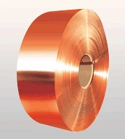 Copper foil strip for transformer winding