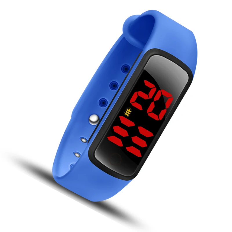 Water resistance watch colorful led watch with 30,60 and 90 countdown timer for kids