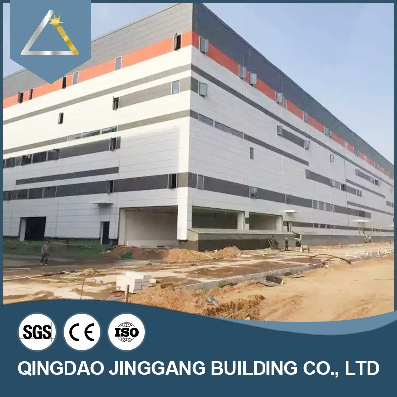 Ce Certificated Multi-story Light Structural Prefab Steel House