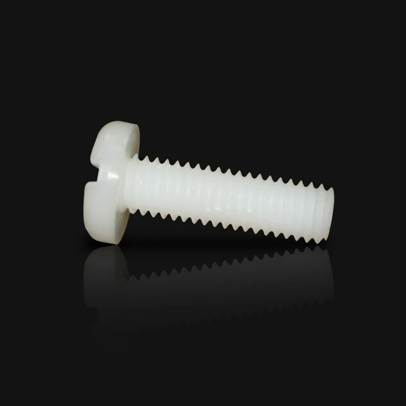 Пластиковый слот головка лотка Полиамид Нейлон PA66 винт