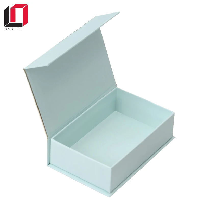 Custom logo printed book shape magnetic closure soap bath bomb packaging box