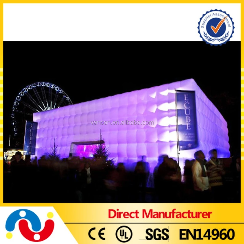 Высокое качество пвх надувные открытый ну вечеринку производитель палатки