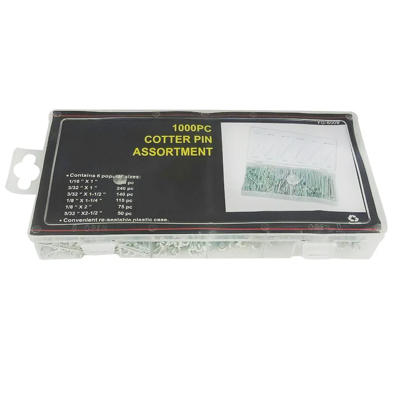 
1000pcs cotter split pin multi specifications door letter pins pendant general hardware latch 