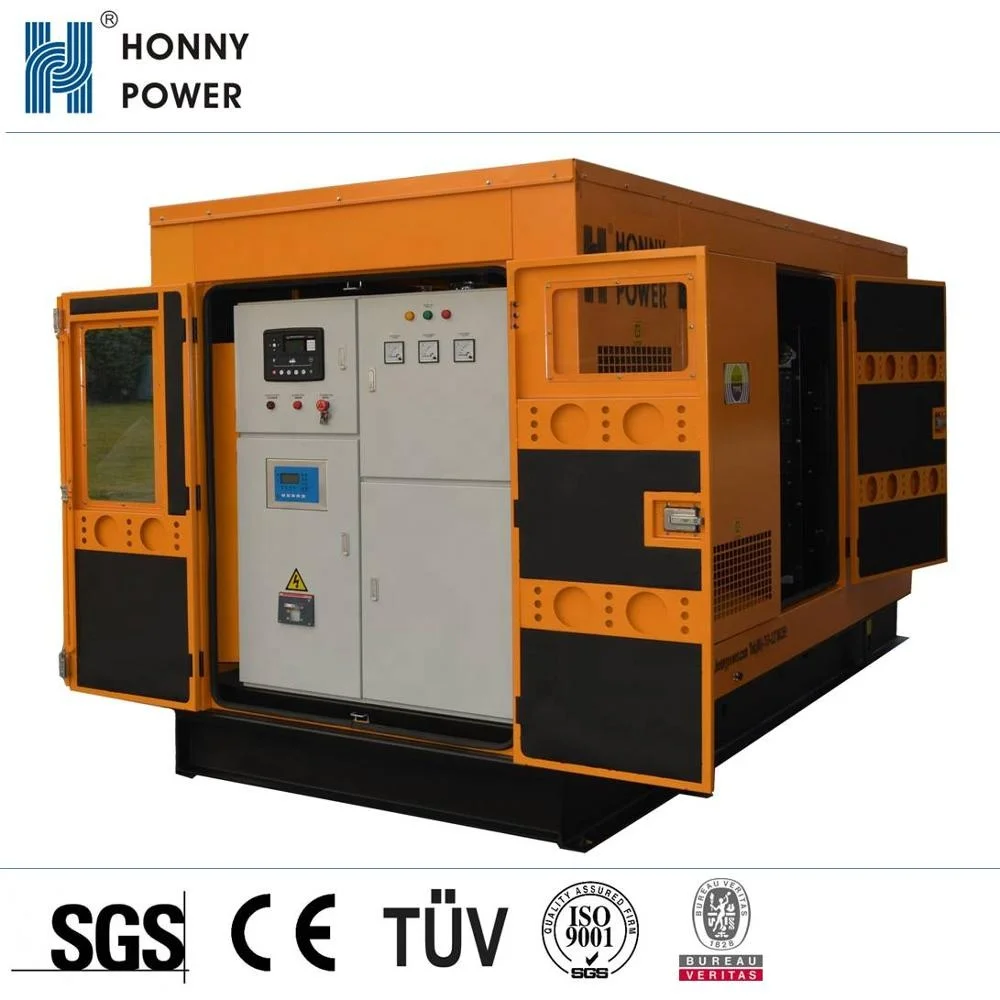 Бесшумная генераторная установка на природном газе skyy Power, 300 кВт