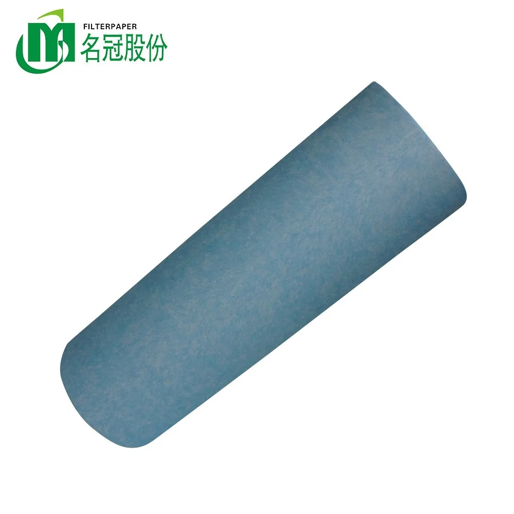 non-woven polyester particle white fiber filter media for air purifier