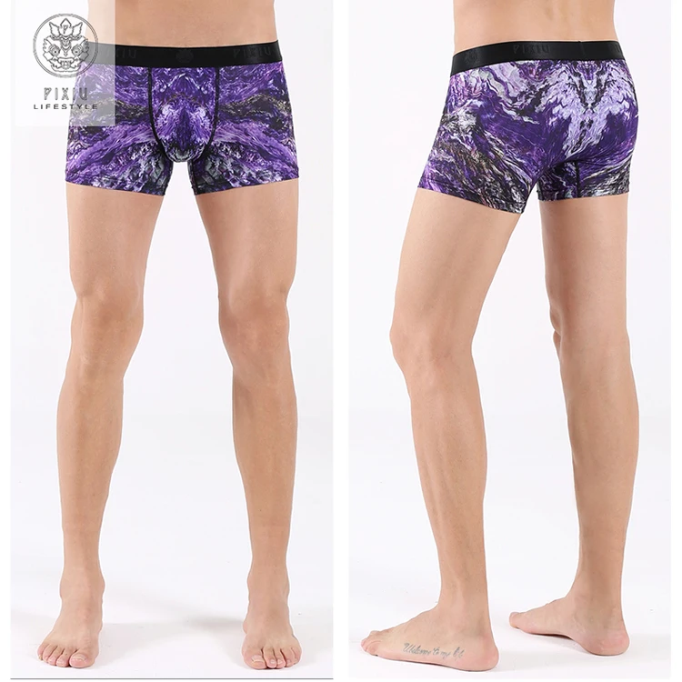 PIXIU LIFESTYLE 3 packs Spandex And Polyester Good Quality Boxer Shorts Underwear for Men