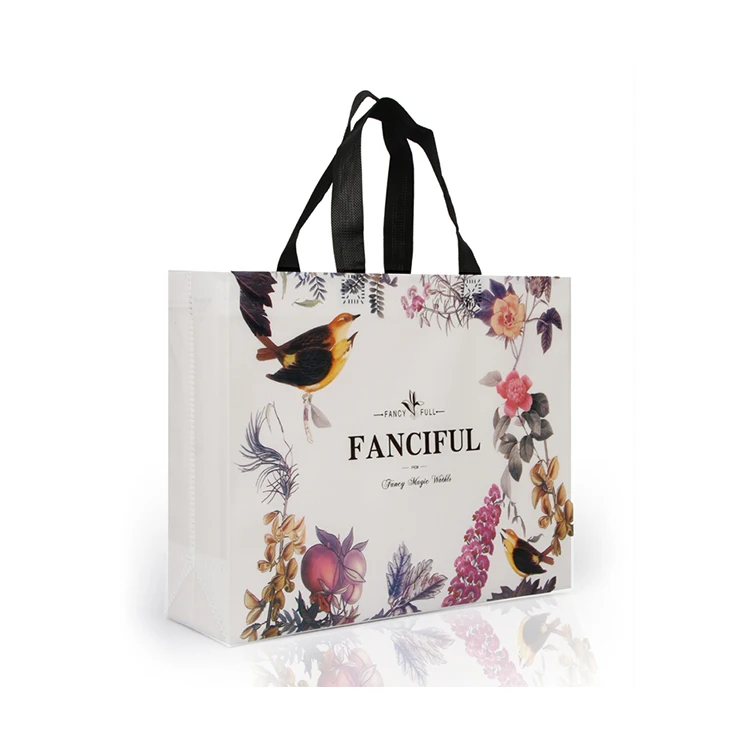 
High Quality Reusable PP Folding Shopping Non Woven Tote Carry Bag in stock 