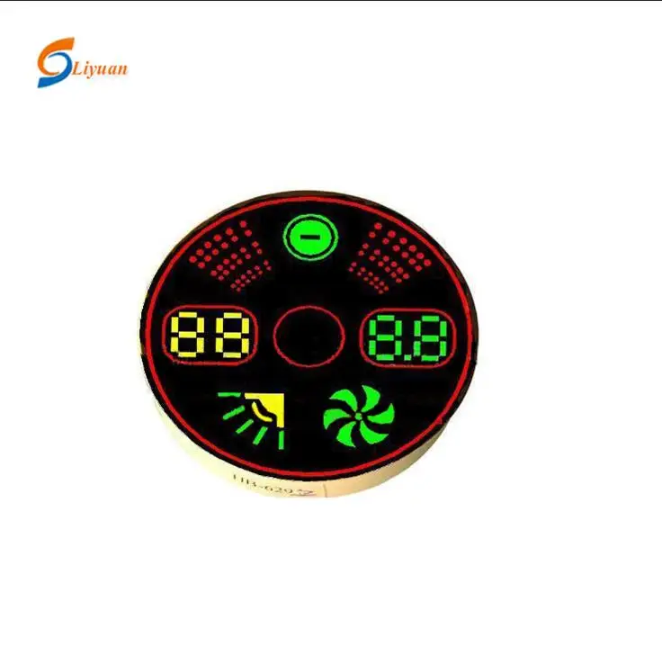 3 inch round lcd segment oem lcd display