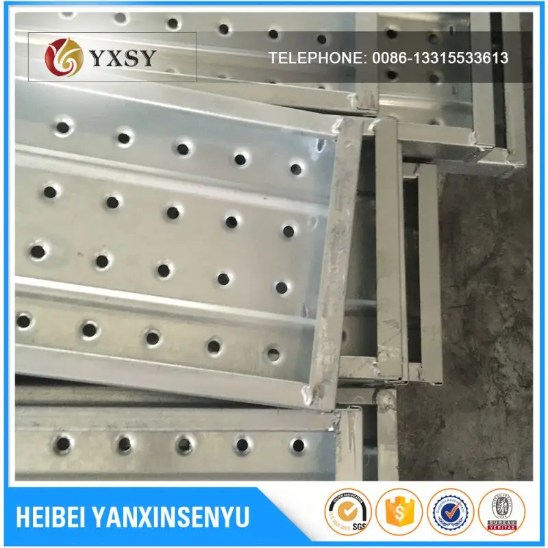 Предварительно Оцинкованных Перфорированных Layher Эшафот Доска Доска