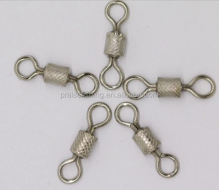 In Stock Fishing tackle FIshing Swivel Rolling swivel Fishing Hook Connector Impressed Rolling Swivel