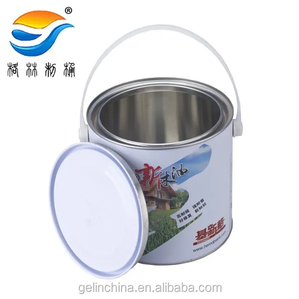 
2.5L Round Tinplate Galvanizing Pail 