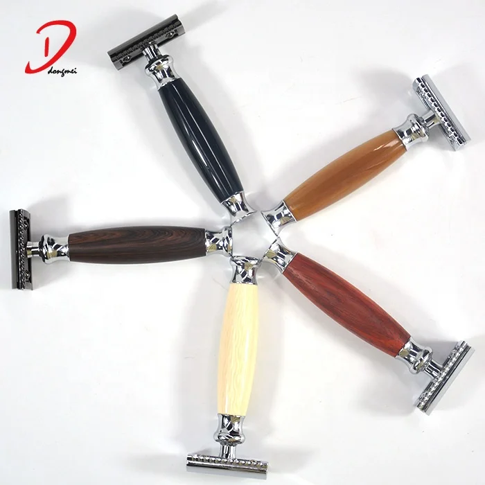 DM New Customer logo Barber shaving razor Double sides shaving razor