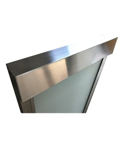 glass indoor water fountain stainless steel fountain water fall for home decoration