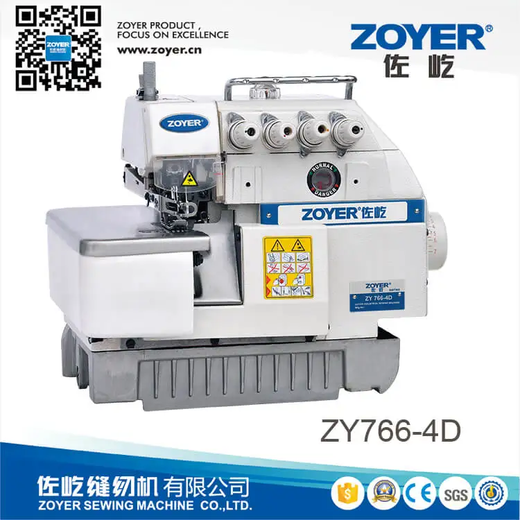 ZY766-4D Zoyer  4 thread direct drive sewing machine overlock