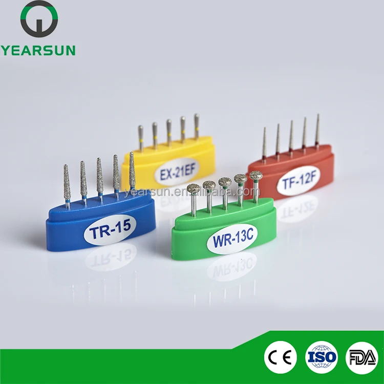 High quality medical instrument MANI high speed dental diamond burs China manufacturer Yearsun