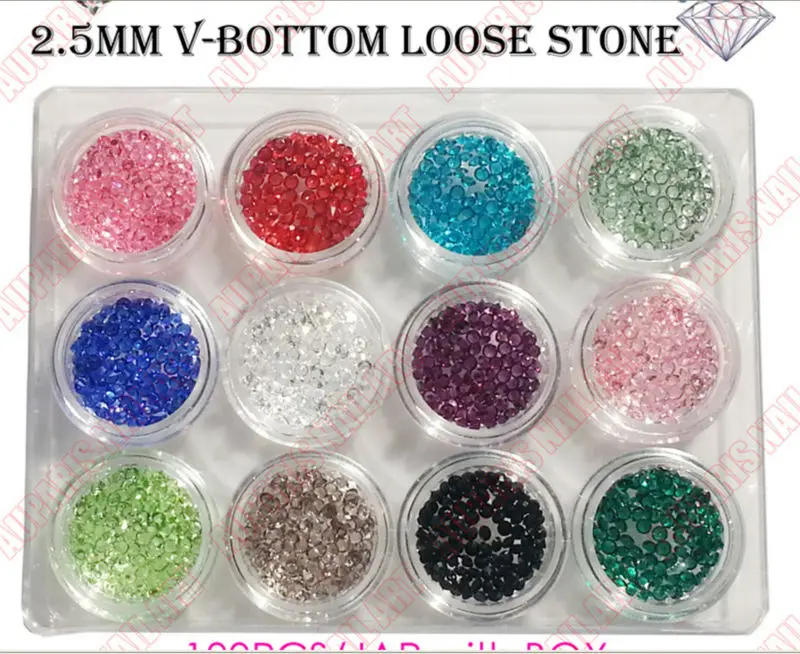 SS3/SS6/SS10 Round Crystal Nail Art Rhinestone /Acrylic Nail Stones Nail Decorations/ nail art glitter stones, Wholesale