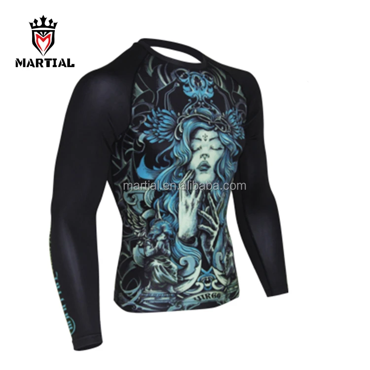 Special Digital Pattern Tight Rashguard MMA