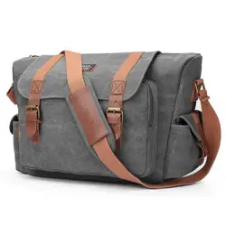 Холщовая Сумка через плечо для SLR/DSLR, деловой портфель-трансформер, сумка-мессенджер для камеры