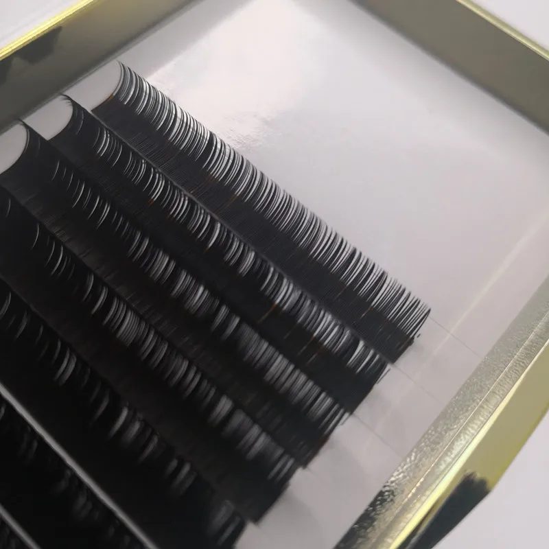 
RTS China factory private label classic 0.20mm mixed length C D J curl silk lash extension for Professional Salon Use 