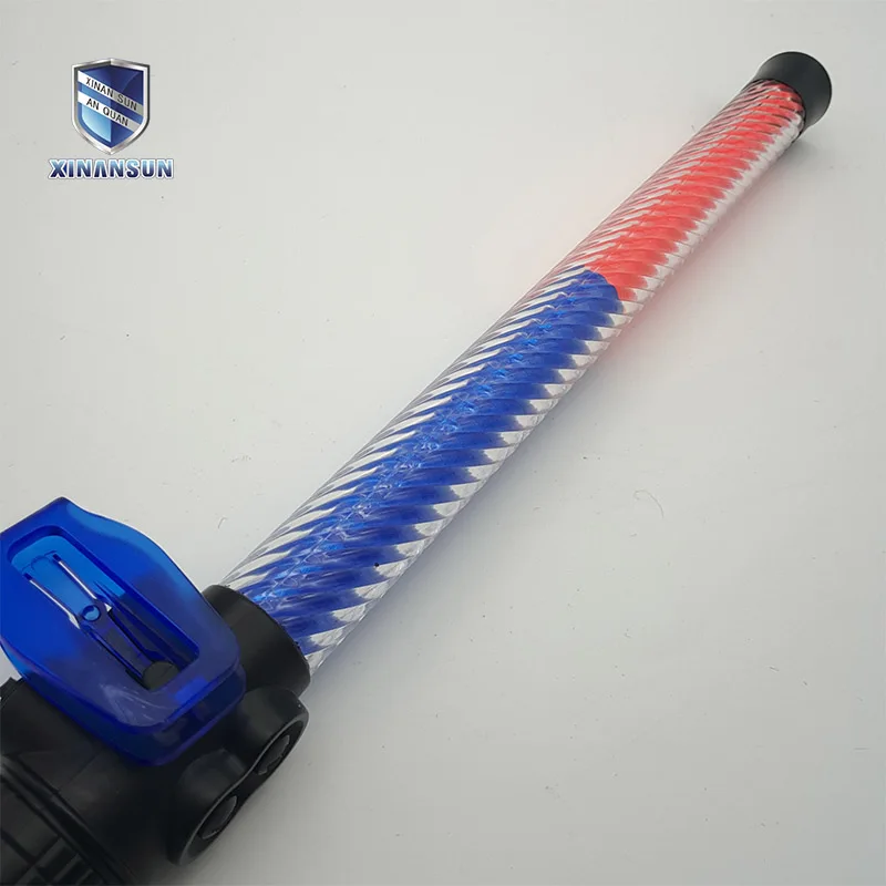 
guard traffic flashlight baton battery powered plastic hand baton 