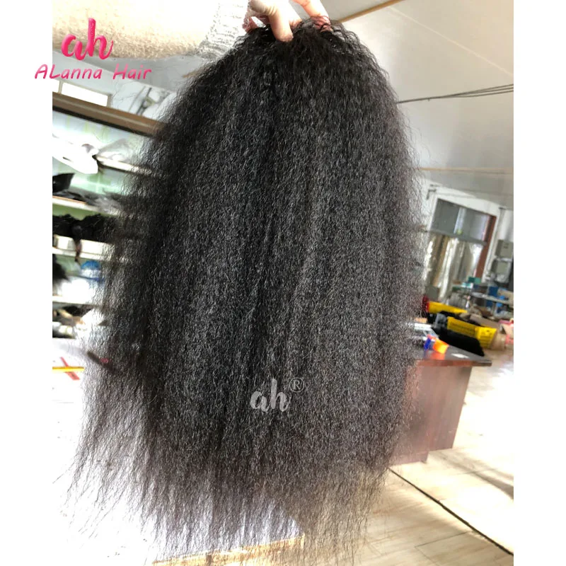 Hot Sale Human Hair Ponytail Extensions Top Grade 10A Virgin Mongolian Kinky Straight Ponytail Fashionable And Classical
