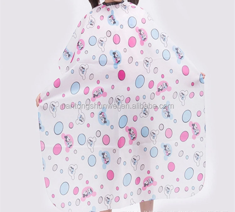 Kids cartoon printed Hairderssing Haircut Barber Cape