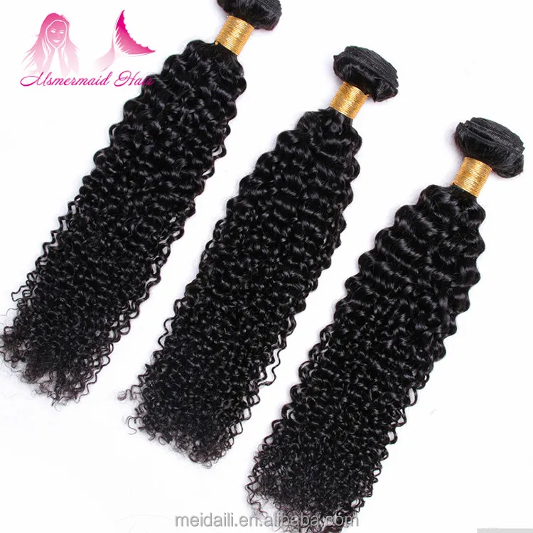 
Hot sale high quality virgin malaysian hair weave natural raw kinky curly hair 3 bundles with 4*4 lace closure 