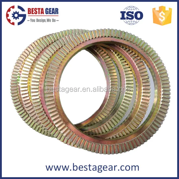 Gear ring for cement mixer