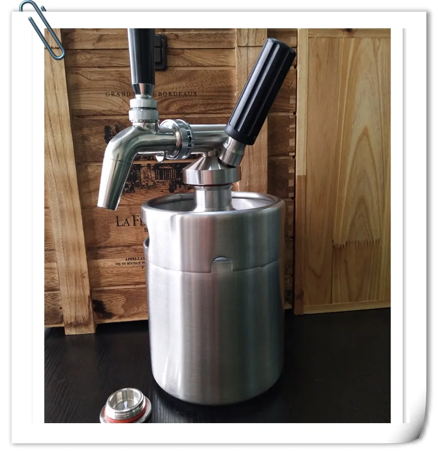 
factory directly no electric hot sale popular new 8g unthread 2l 64oz stainless steel nitro cold brew coffee maker 