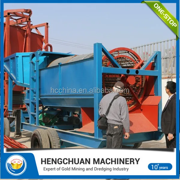 
Mini Portable Mobile Gold Trommel Screen Washing Machine For Gold Pilot Testing 