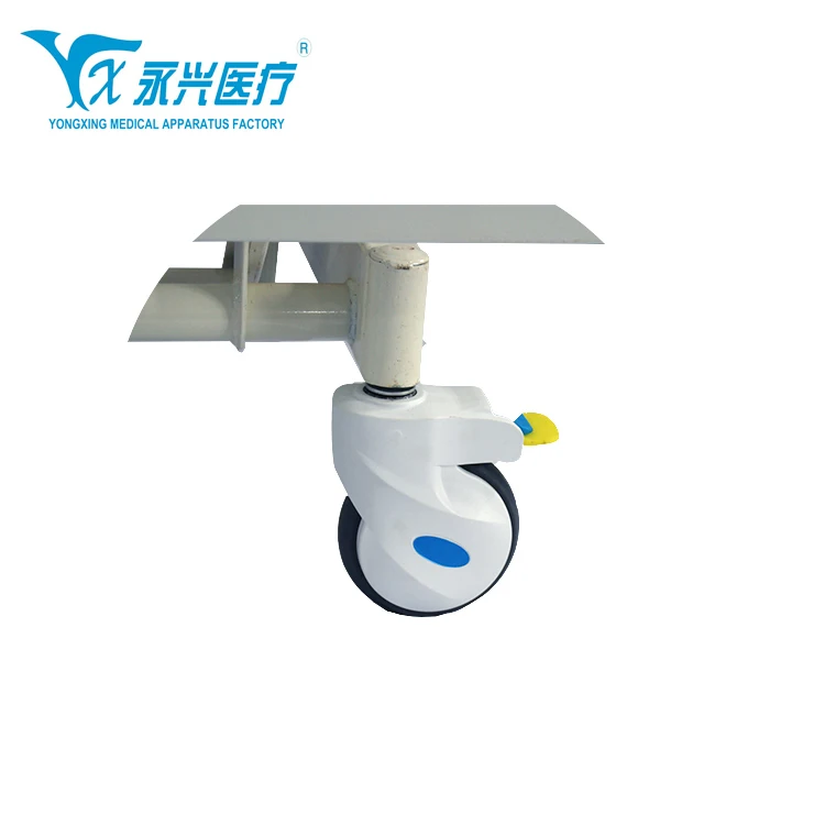 
YONGXING cheap price folding elderly care manual rotating medical nursing bed with toilet A04-018 