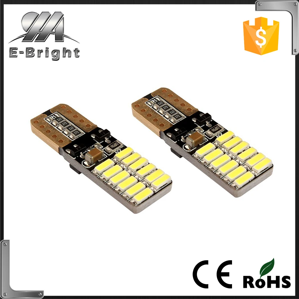 T10 194 CANBUS СВЕТОДИОДНЫЕ Лампы 5 Вт 4014 24SMD Супер Яркий Клин Лампы Интерьер
