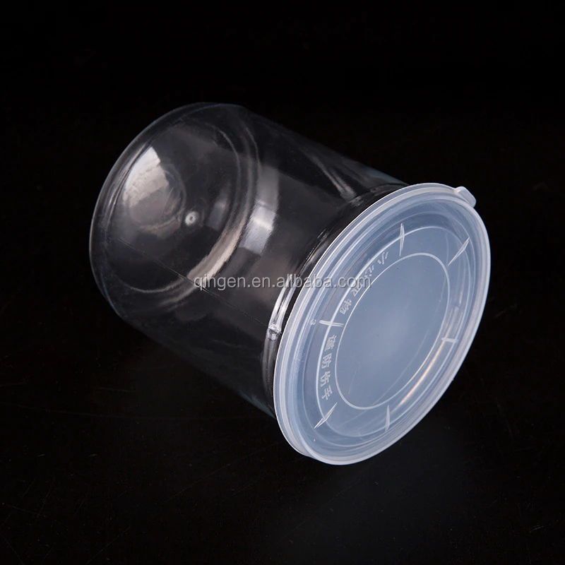 Most popular 1oz 2oz 3oz 4oz 8oz clear round pet plastic jar, food grade plastic container