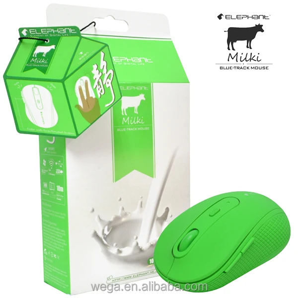 ELEPHANT Milki Blue - Sensor Silent Candy Color Mouse for PC
