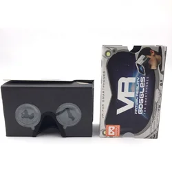High quality Branded Google Cardboard Virtual Reality 3D Viewer With Nose Padding
