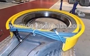 Air cooled induction heater for bearing heating for shrink fitting, unfitting