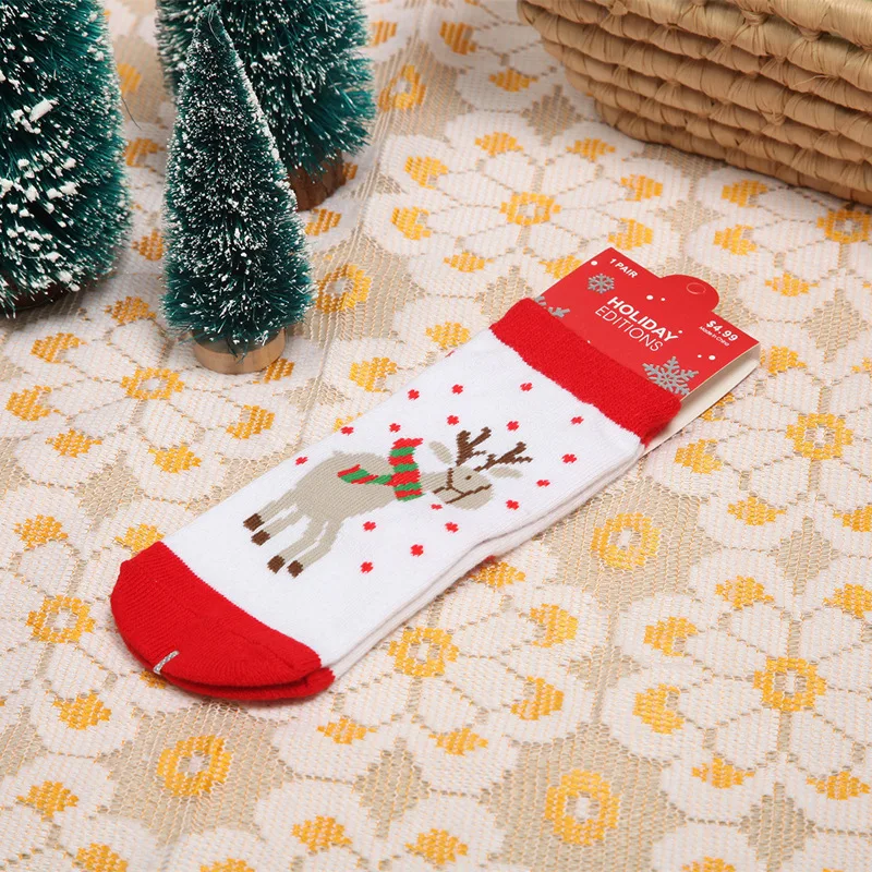 JinHua YiWu Agent Winter Warm Cotton Gift Kids Christmas Socks