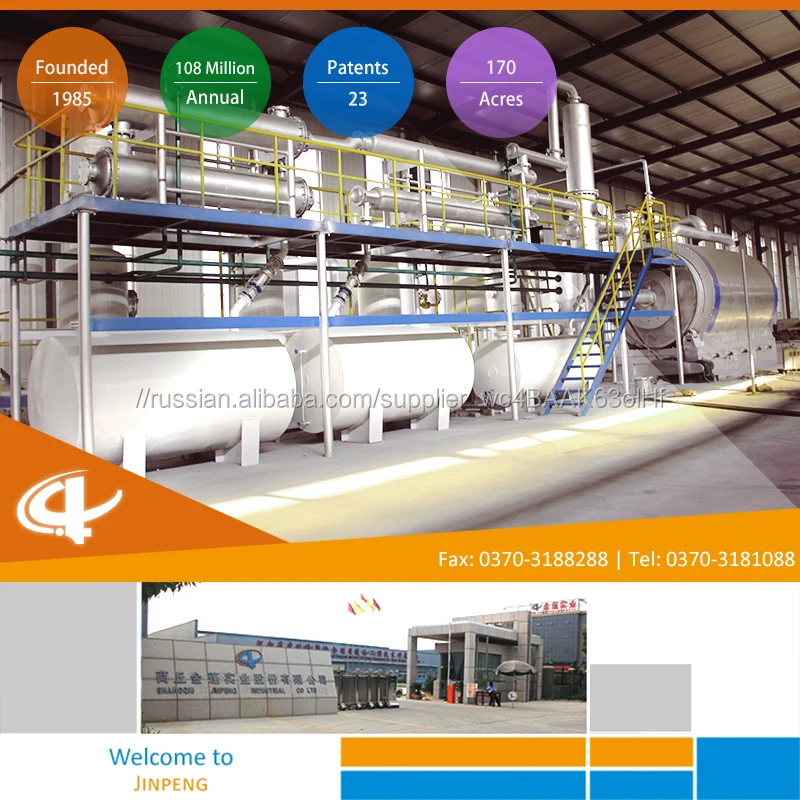 Tire refinery equipment used