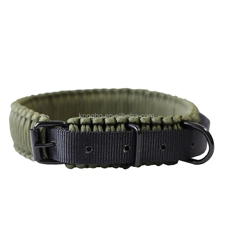 KongBo Upgrade High Quality 100% Hand Made 550 Nylon Paracord Dog Collar