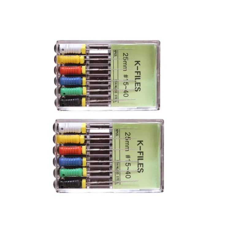 Dental Endodontic K Files Root Canal Endodontics File Stainless Steel Hand Use Endo  K-Files