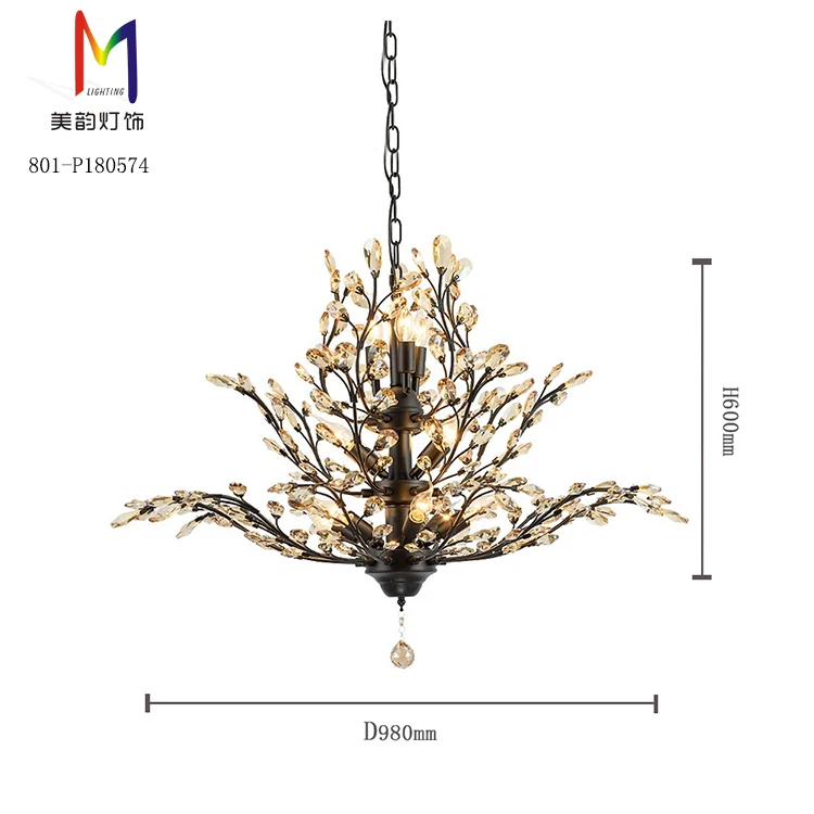 Christmas tree high-grade crystal chandelier