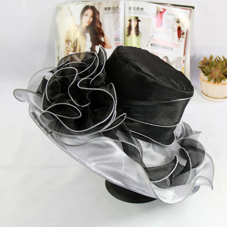 Women Funny Church Hat Simple Design Factory Wholesale Straw Hat