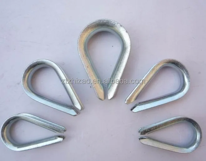 
China hot-selling Hot dip galvanized capel wire rope thimble 